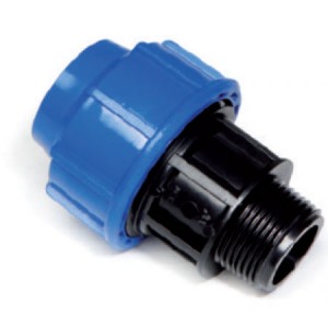 Racord compresiune filet exterior pentru conducta PEHD